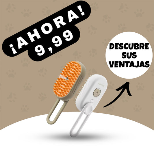 Cepillo con Spray para mascotas