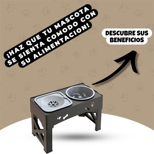comedero elevable